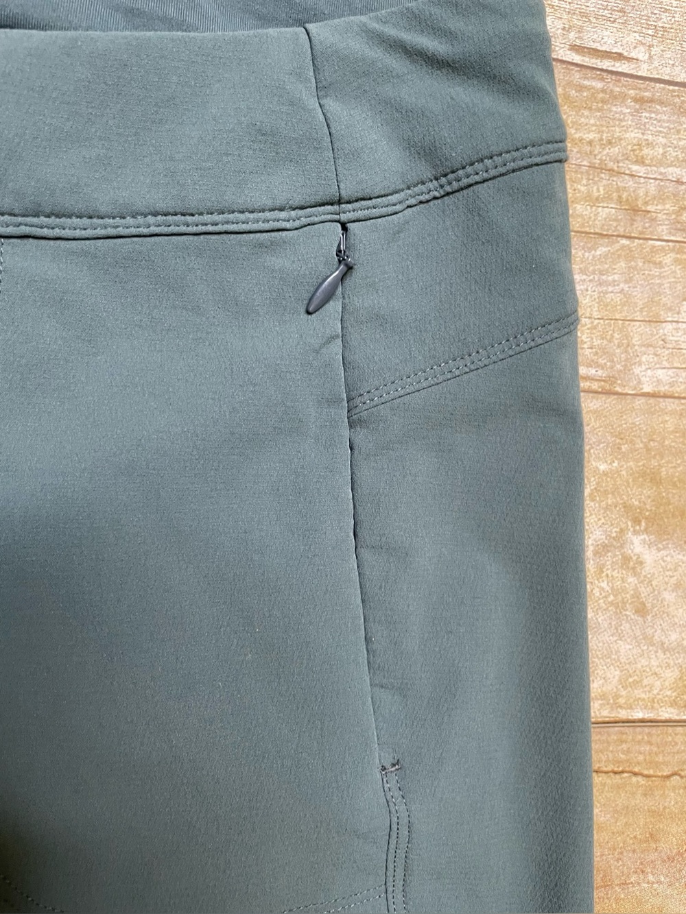 Kuhl Women’s Transcendr Teal Skinny Hiking Pants Ankle Zip Stretch - Picture 5 of 13